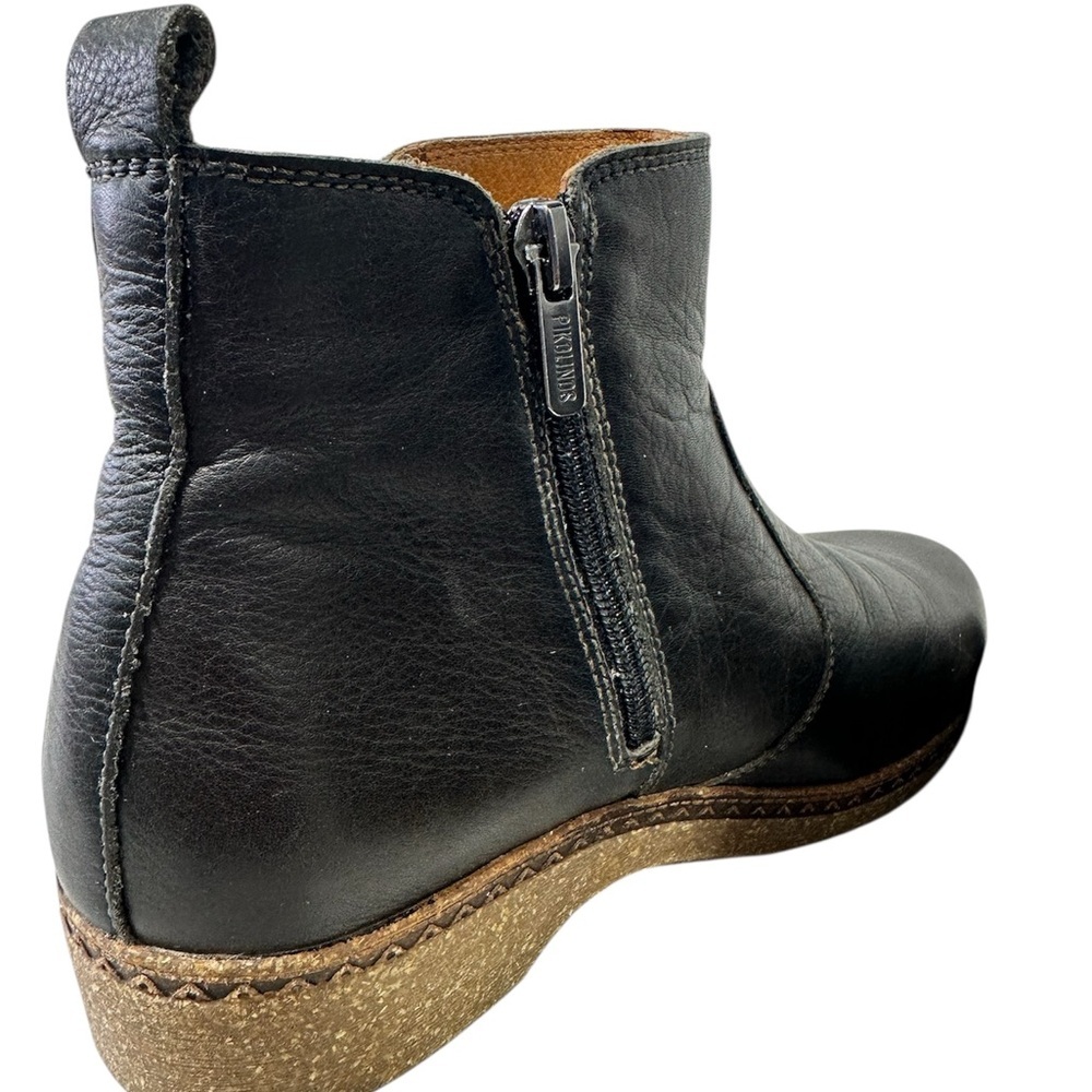 PIKOLINOS Leather Ankle Booties in the color Lead Size 7.5-8 - Picture 4 of 14